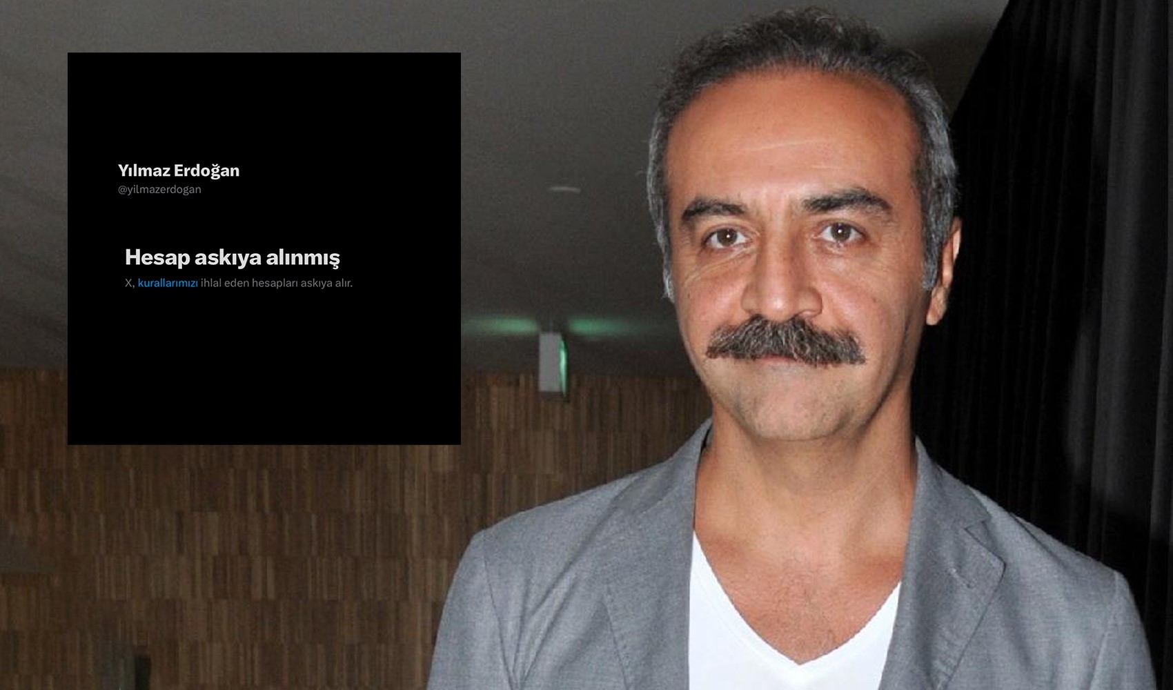 Le compte X de Yılmaz Erdoğan a été suspendu