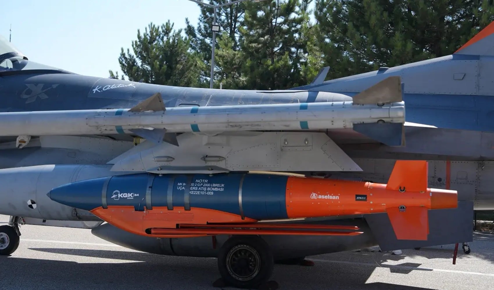 ASELSAN’ın KGK-84 kiti F-16’dan yapılan ilk kalifikasyon menzil atışını tamamladı