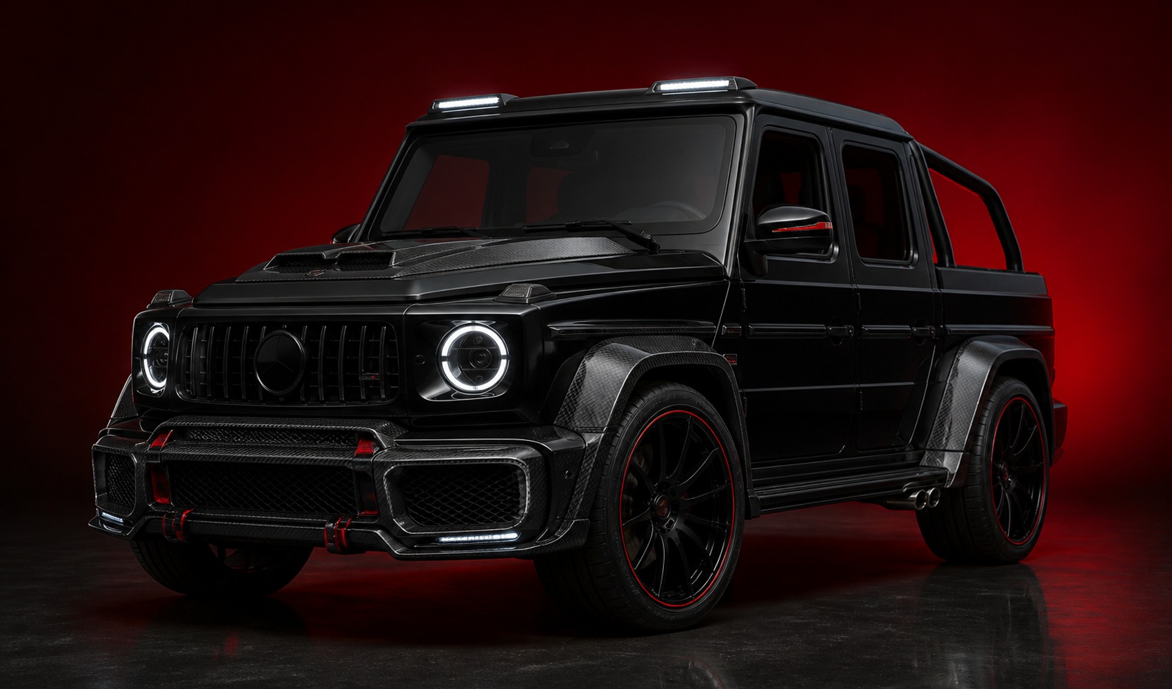 Brabus P 900 Rocket Edition tanıtıldı: 900 beygirlik özel pickup'tan kareler