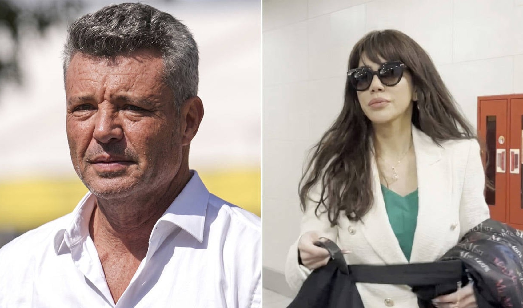 Sadettin Saran ve Ela Rümeysa Cebeci hakim karşısında