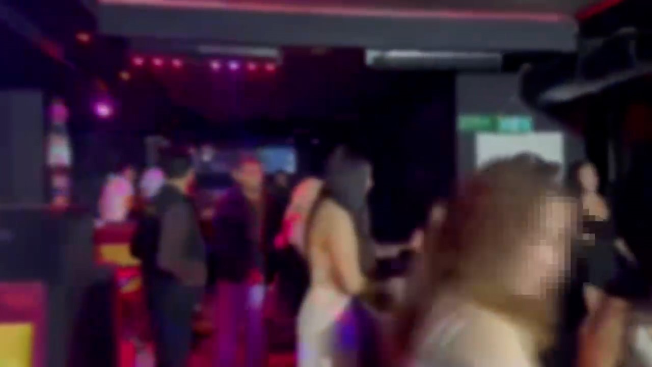 Footage taken during an inspection at an entertainment venue in Beyoğlu.
