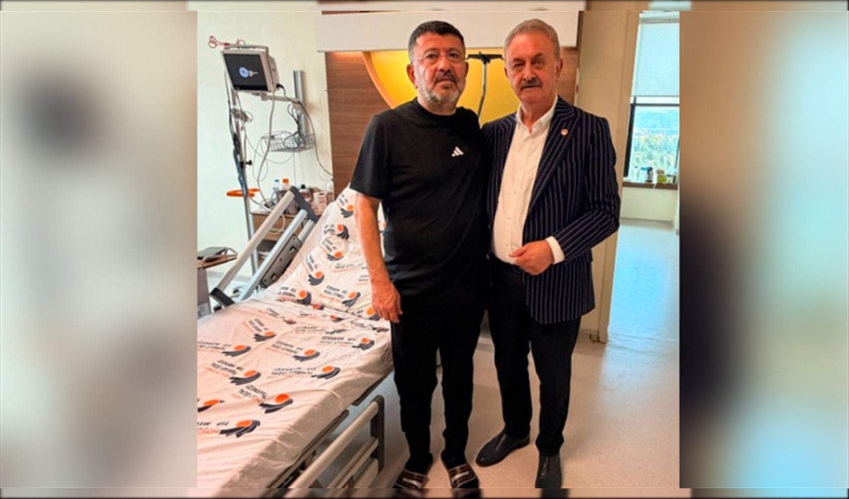 Hastanede tedavisi süren Veli Ağbaba’dan günler sonra ilk fotoğraf