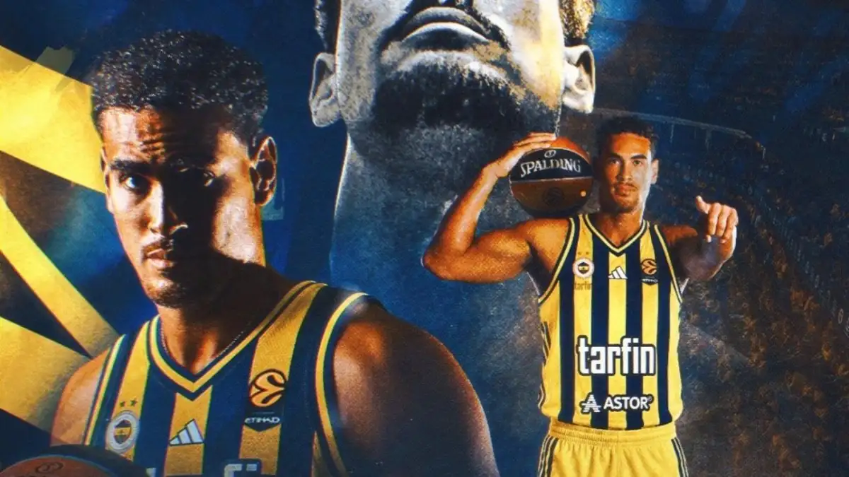 Fenerbahçe Tarfin formasıyla hazırlanan Dwight Powell transfer görseli.