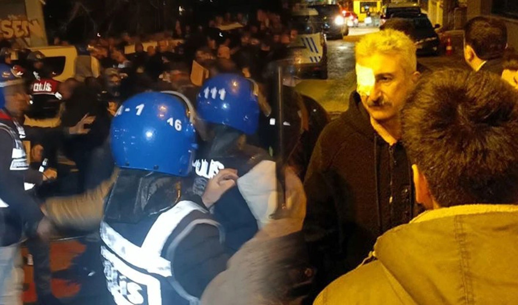 Tomanın sıktığı tazyikli su ile yaralanan Başkan Yeşiltaş adaylığını açıkladı