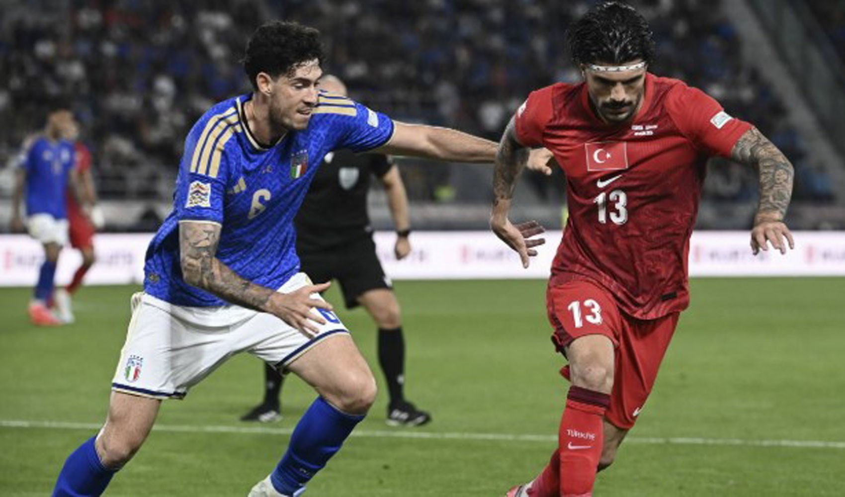 A Milli Futbol Takımı İtalya'da mağlup oldu