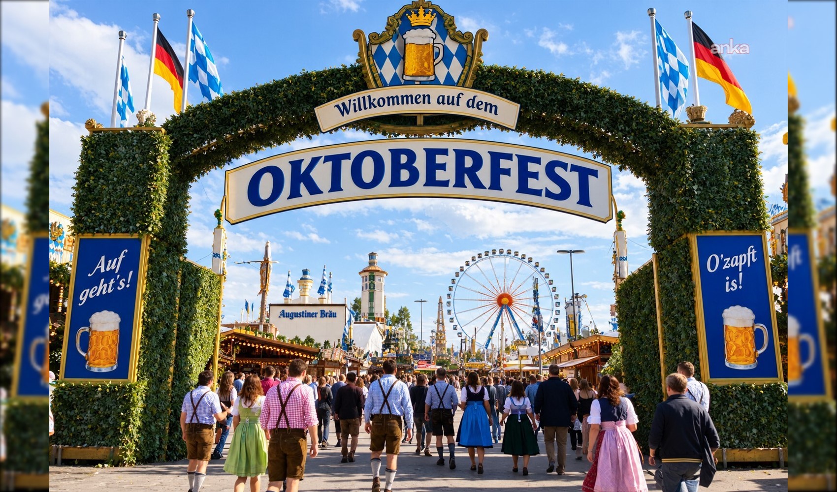 Münih’te düzenlenen Oktoberfest'te tarihi rekor
