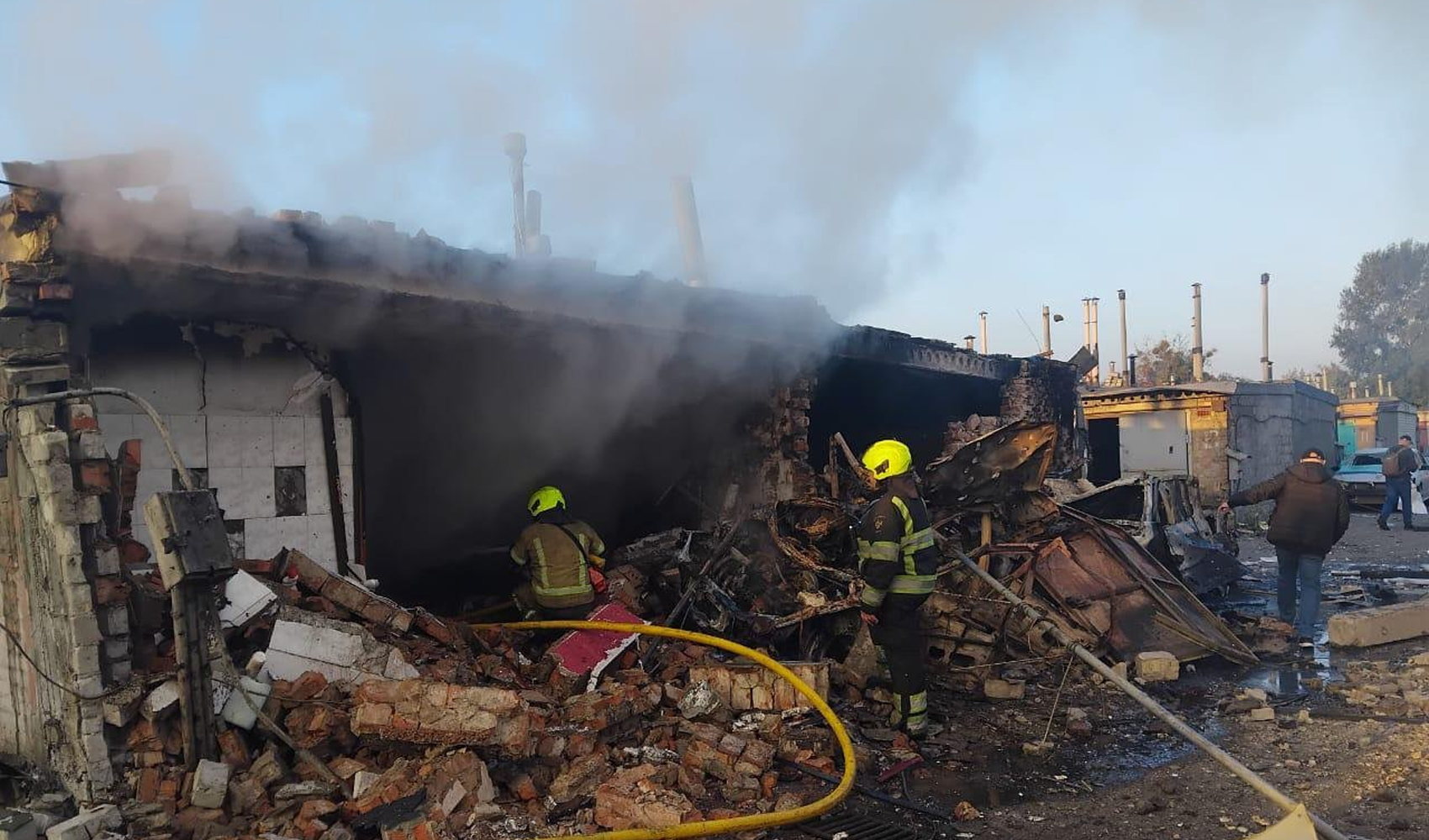 Kiev’e hava saldırısı: 2 ölü, çok sayıda yapı hasarlı
