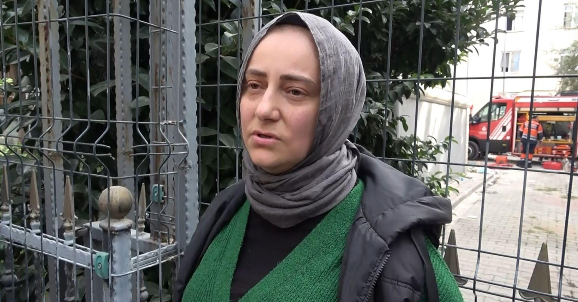 Maltepe’de çöken binanın altındaki tekstil atölyesinin işletmecisi Fatma Kaya konuşuyor.