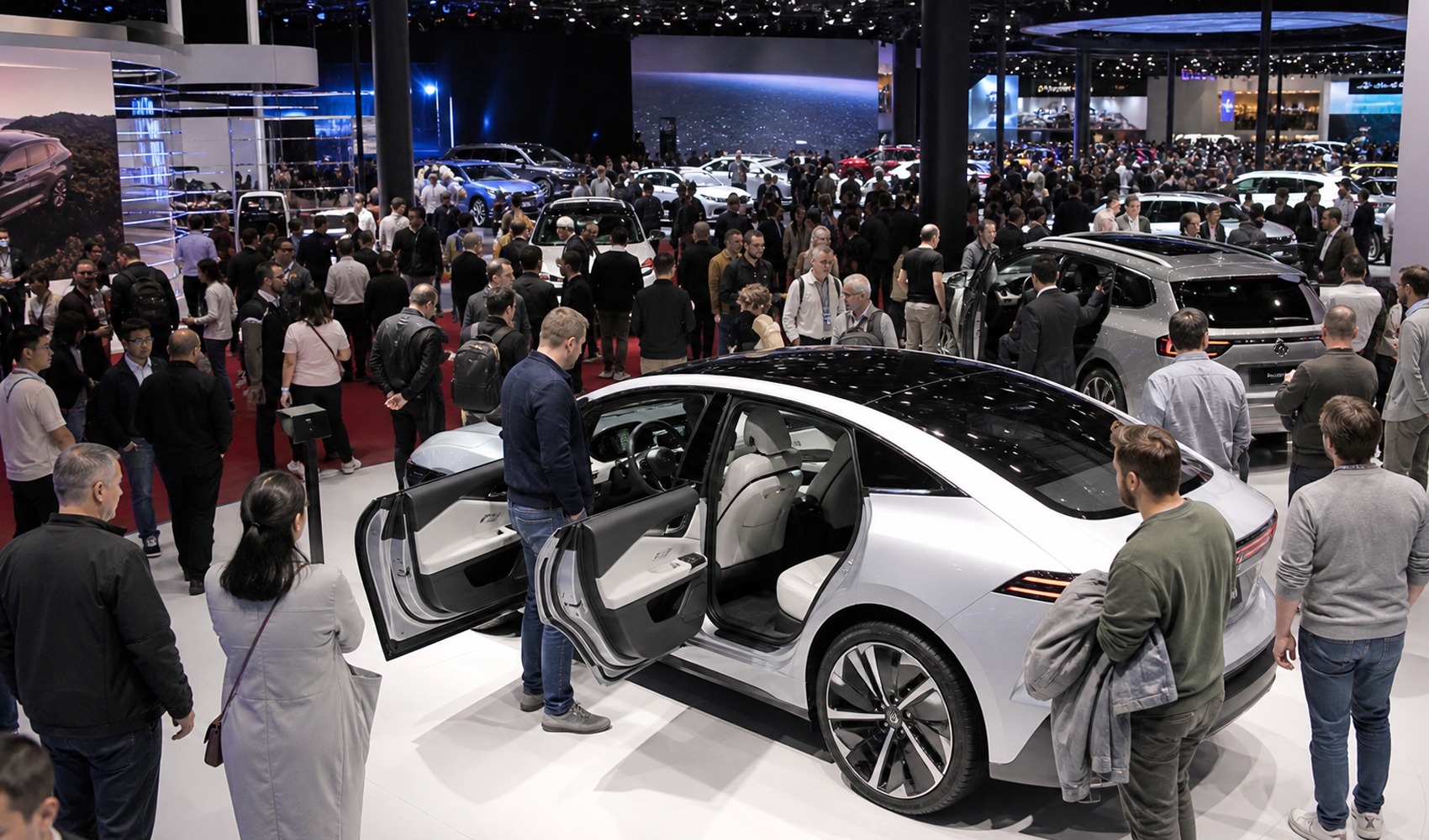 Il Salone dell'Auto di Parigi al via all'ombra dei veicoli elettrici e dei marchi cinesi