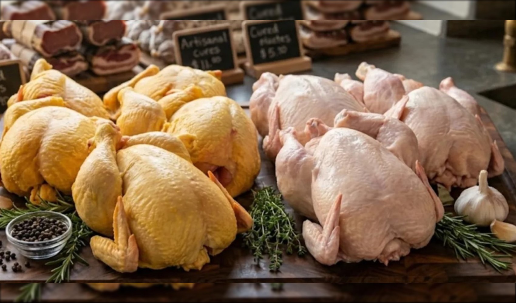Market tavuklarının renkleri neden bazen sarı, bazen beyaz?
