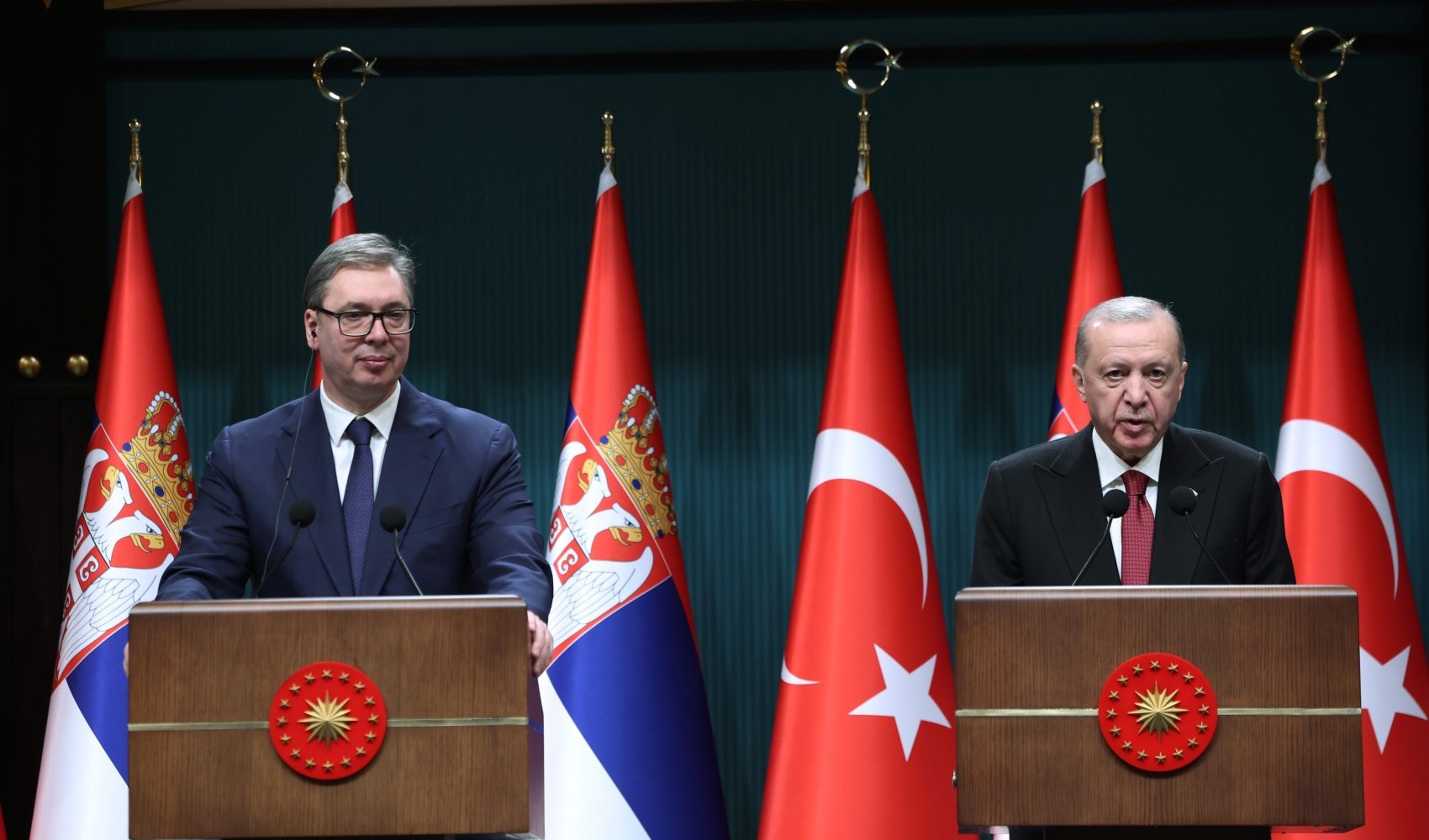 Cumhurbaşkanı Erdoğan: Sırbistan ile ticaret hedefimiz 5 milyar dolar