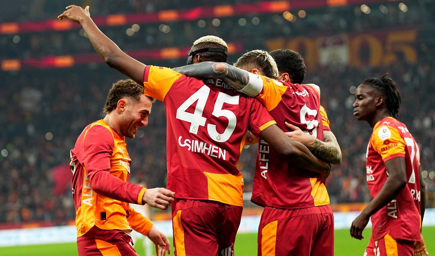 Galatasaray’dan 55 puan, 55 gol