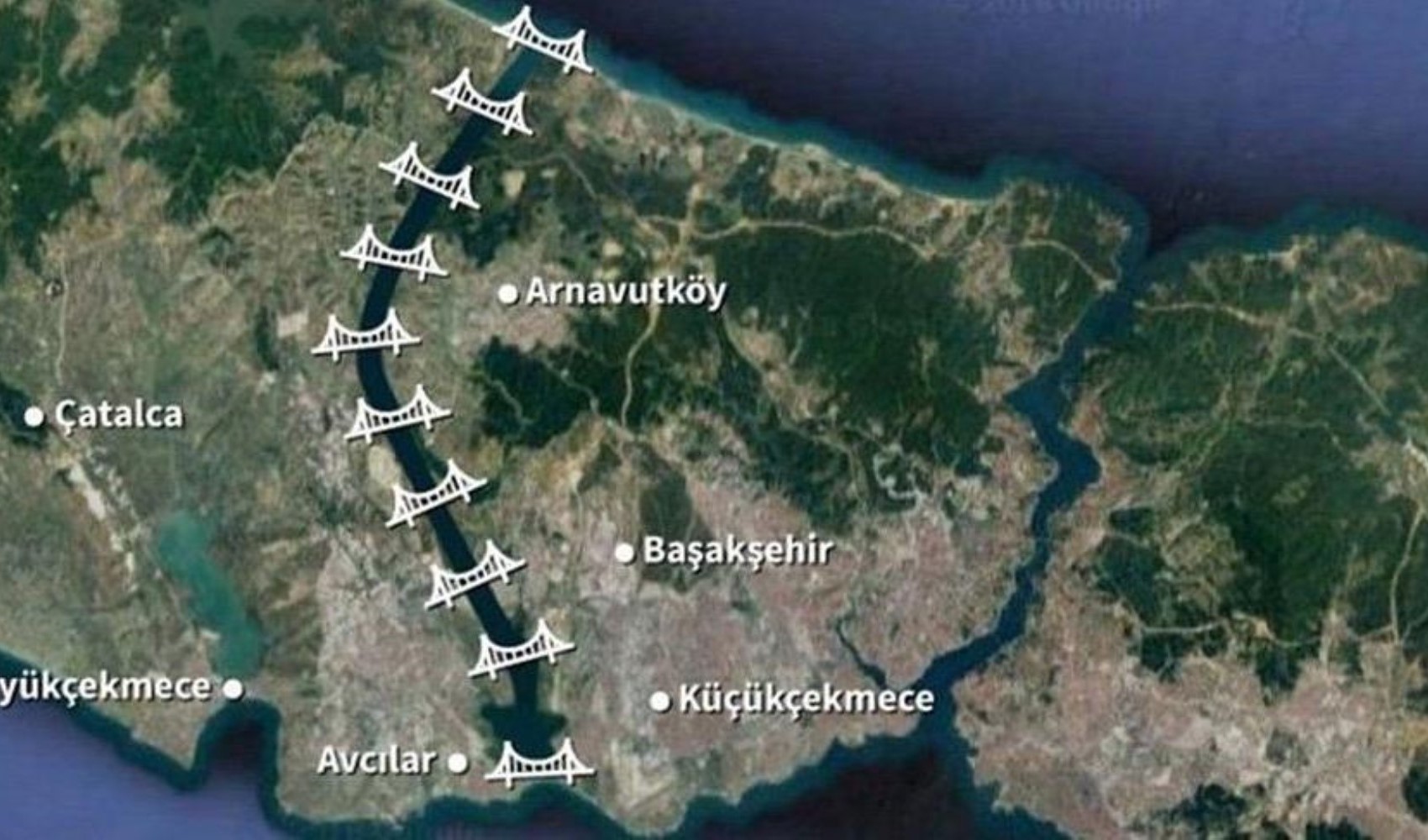 Bakanlıktan Kanal İstanbul güzergahındaki 3 yeni imar değişikliğine onay