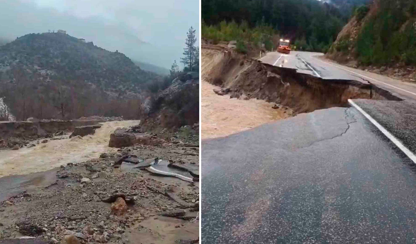 Sel felaketinin boyutu gün ağarınca ortaya çıktı: Adana'da Kozan-Kayseri karayolu ulaşıma kapandı