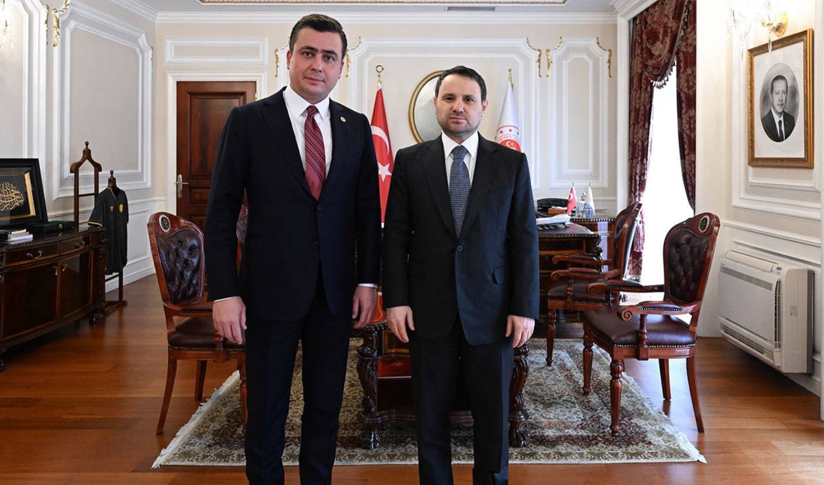 Osman Gökçek, Adalet Bakanı Akın Gürlek’i ziyaret etti