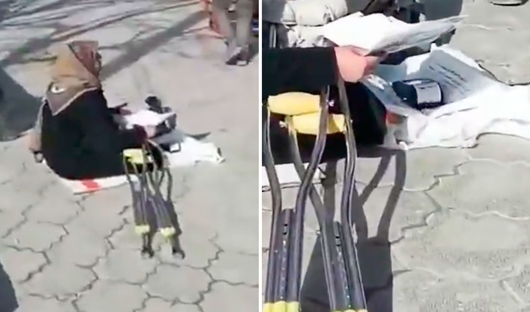 Şanlıurfa’da POS cihazlı dilenci