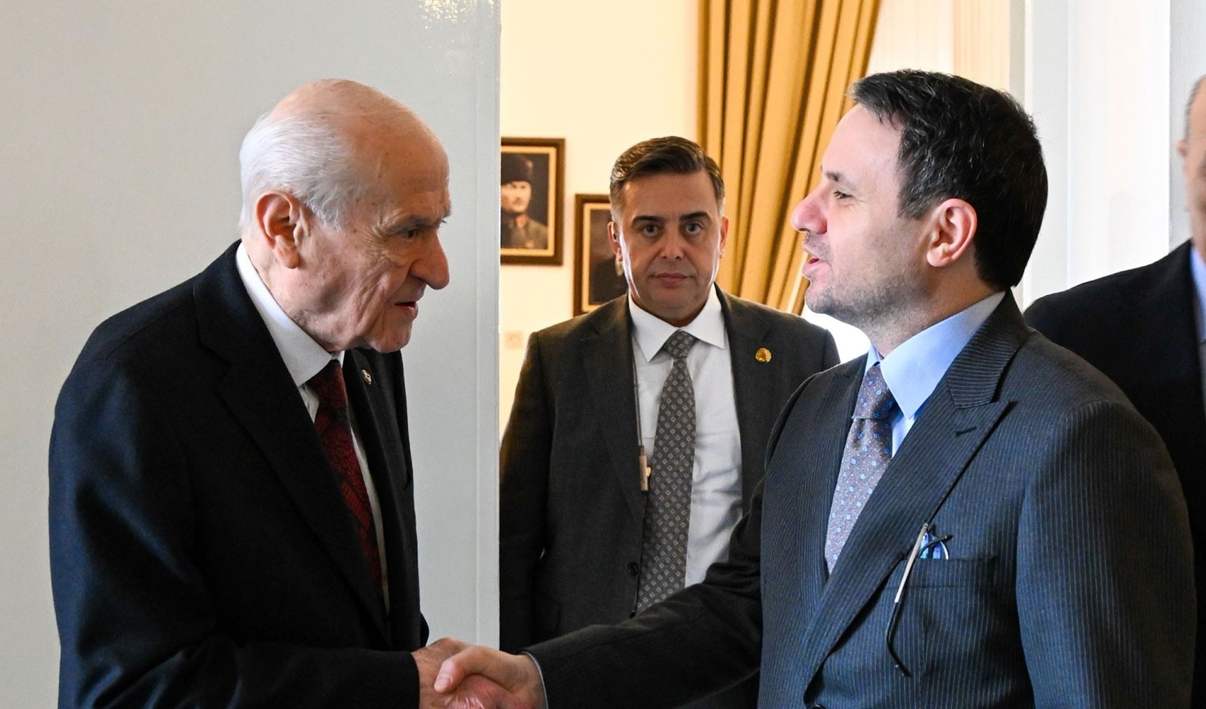 Akın Gürlek, Devlet Bahçeli'yi ziyaret etti