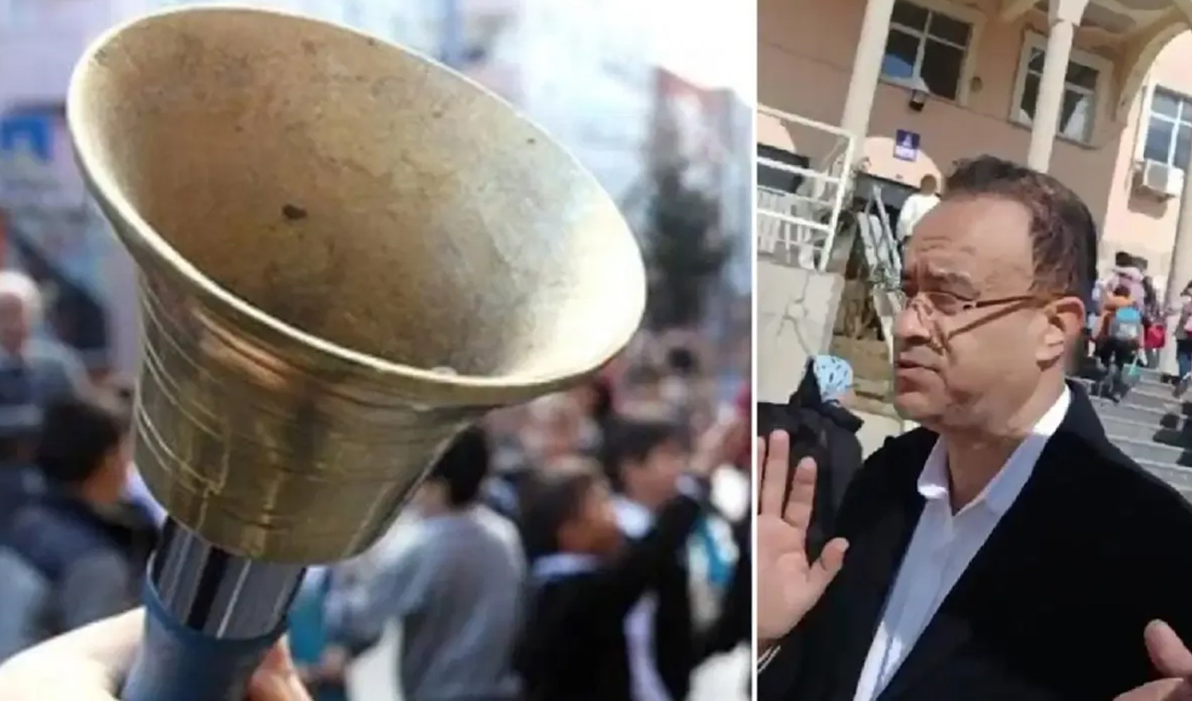 Müdür 'Kabe'de hacılar' ilahisini okul zili yaptı