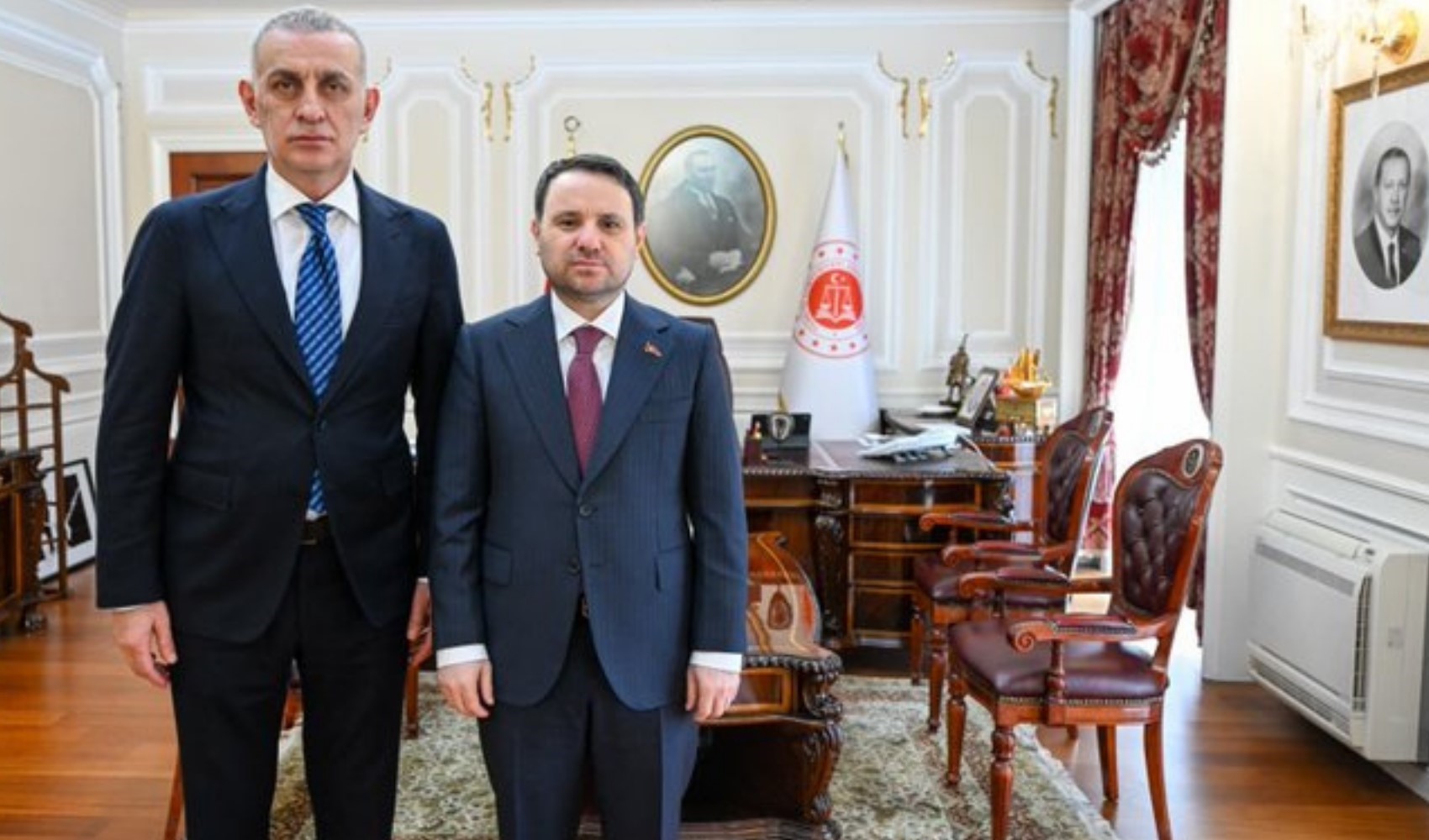 TFF Başkanı Hacıosmanoğlu Akın Gürlek'i ziyaret etti