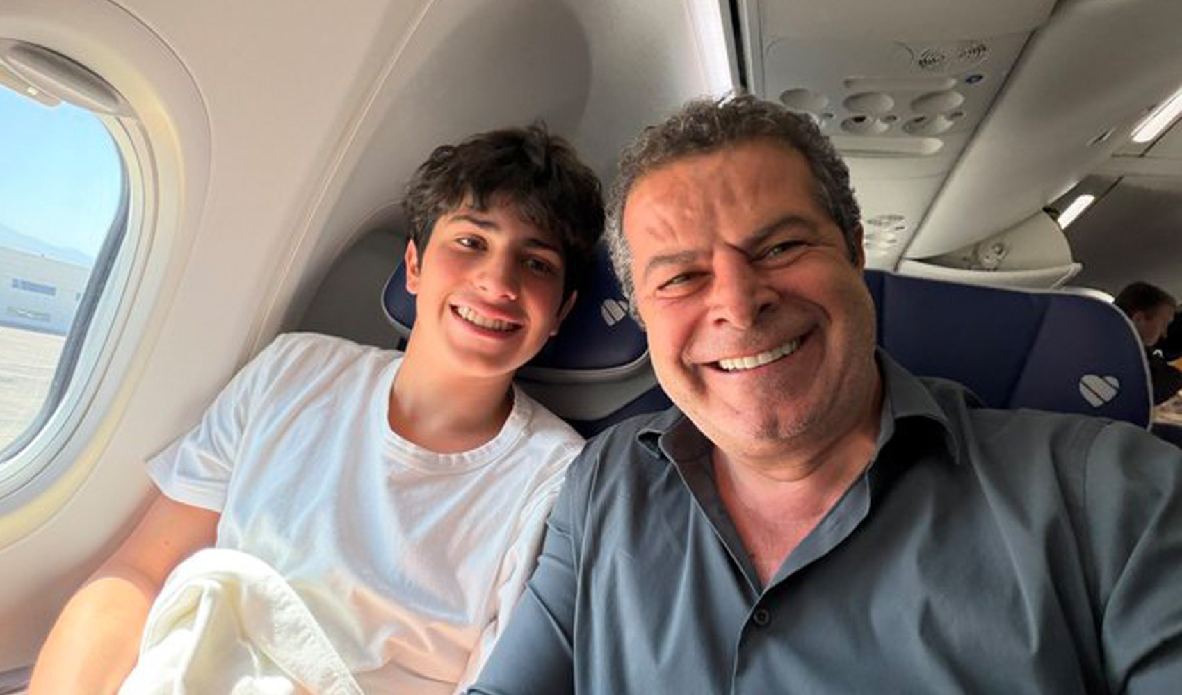 Cüneyt Özdemir uçaktan paylaştı: Meksika'dan çıkıyoruz