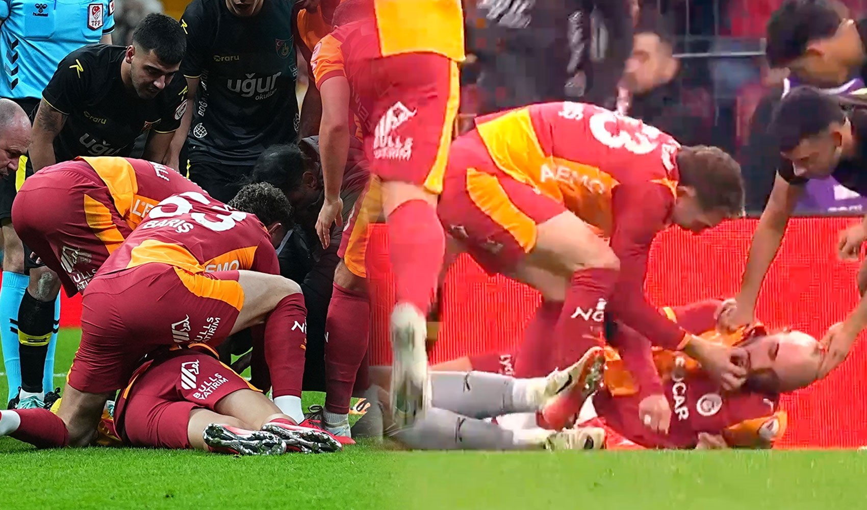 Barış Alper Yılmaz'dan dili boğazına kaçan Ahmed Kutucu'ya hayati müdahale