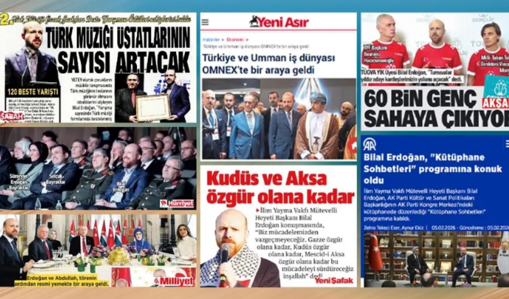Bilal Erdoğan haberlerindeki artış yüzde 400