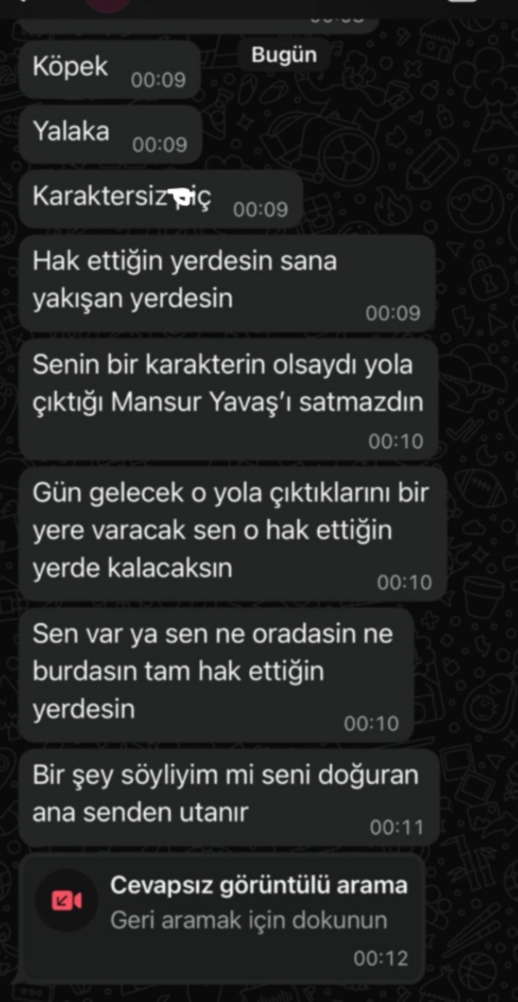 Özgür Özel'in Mesut Özarslan'a gönderdiği mesajların ekran görüntüleri ortaya çıktı! Suç duyurusunda bulunacak