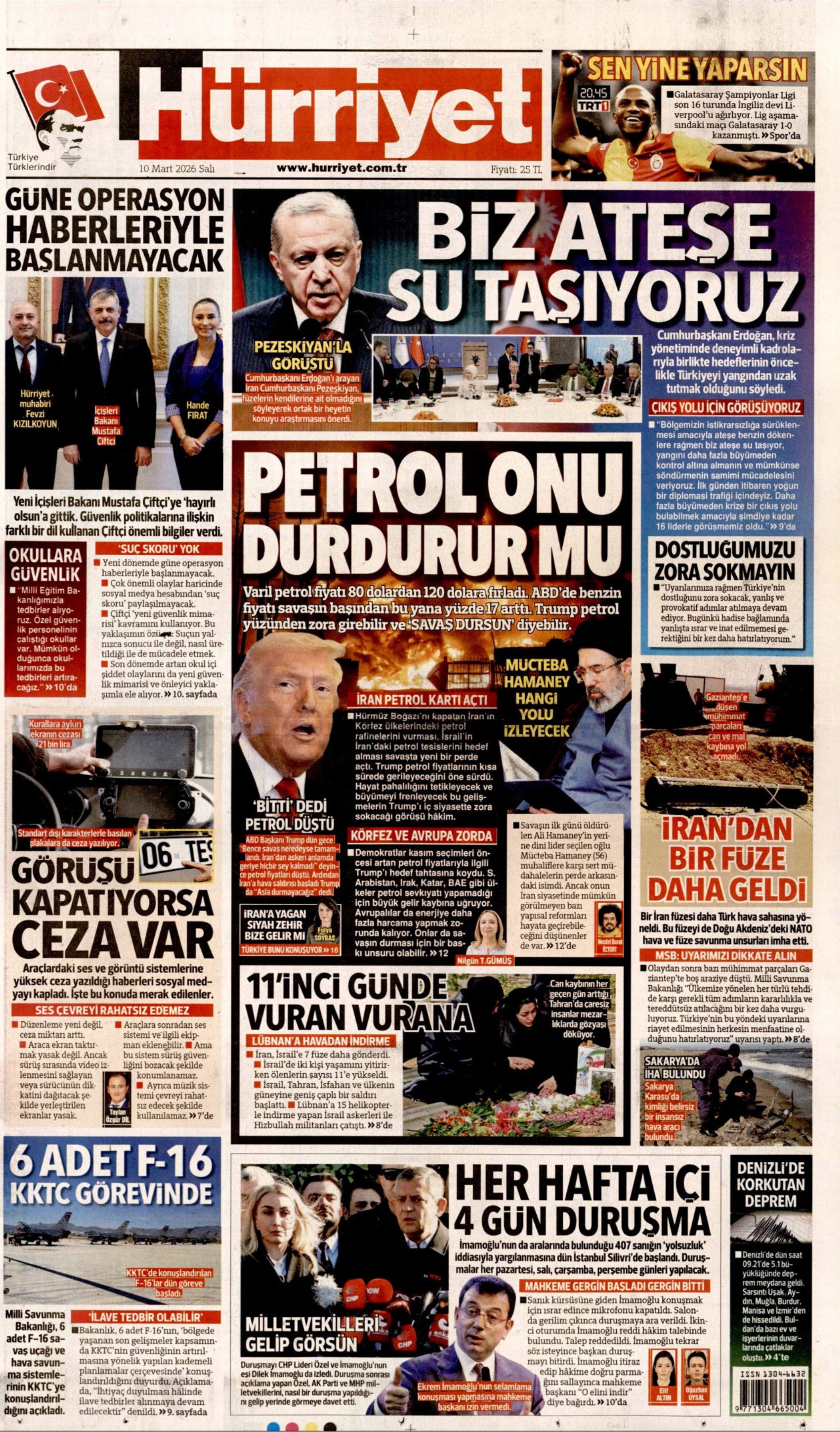 İmamoğlu ve hakim tartışmıştı: Gazeteler İBB davasının ilk gününü nasıl gördü? (10 Mart 2026 gazete manşetleri)
