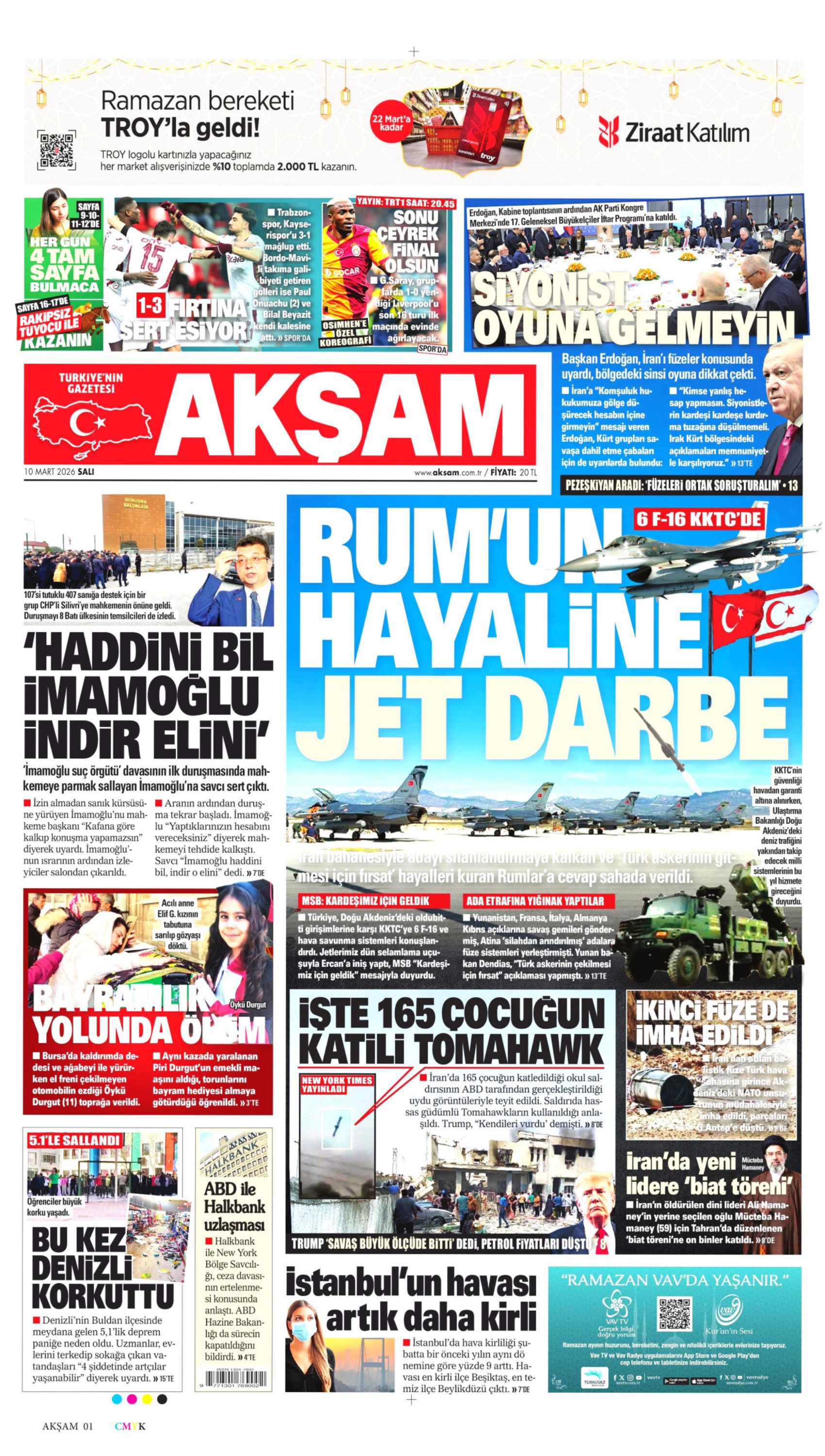 İmamoğlu ve hakim tartışmıştı: Gazeteler İBB davasının ilk gününü nasıl gördü? (10 Mart 2026 gazete manşetleri)