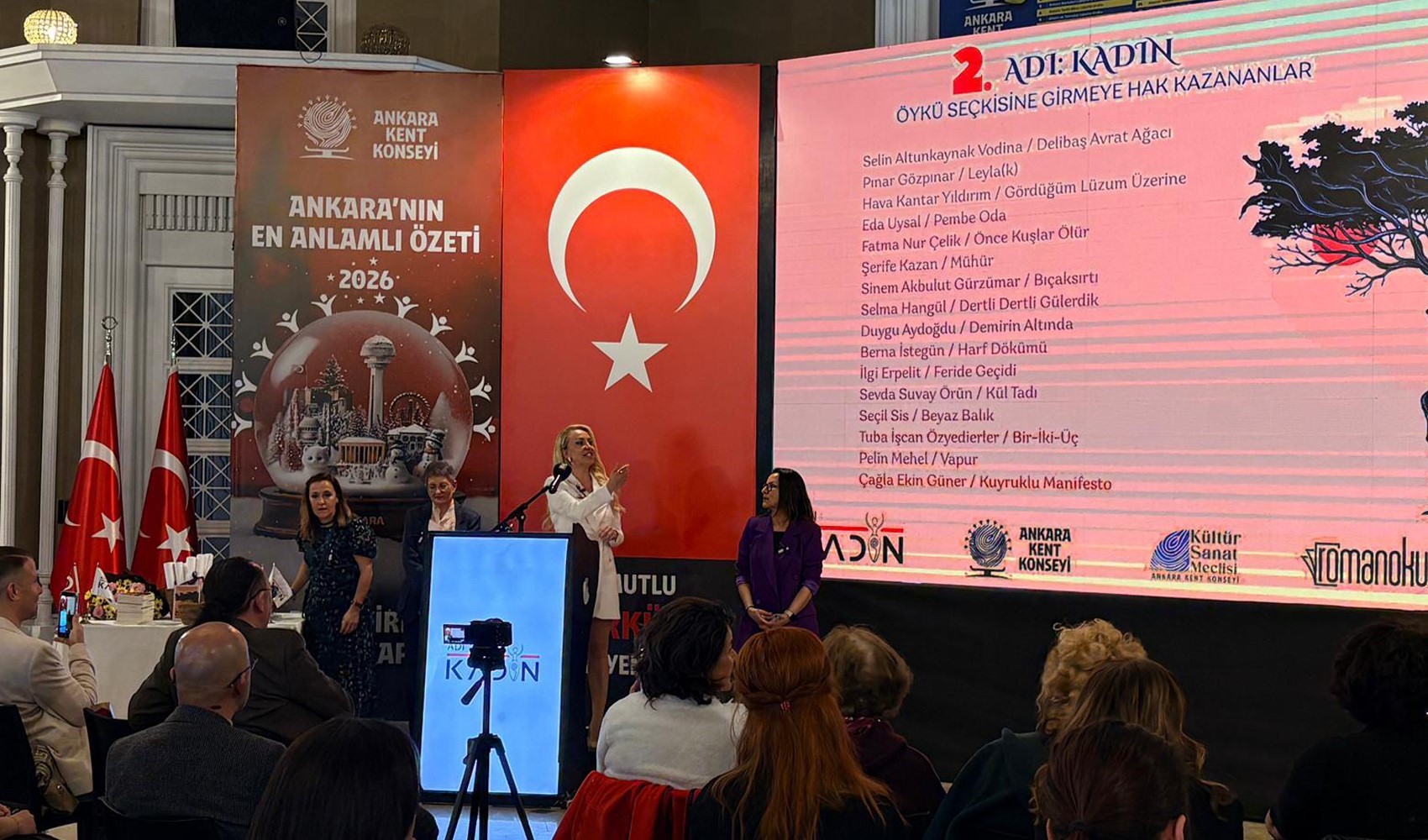 800'ü Aşkın kadın yazarın sesi başkentte yankılandı