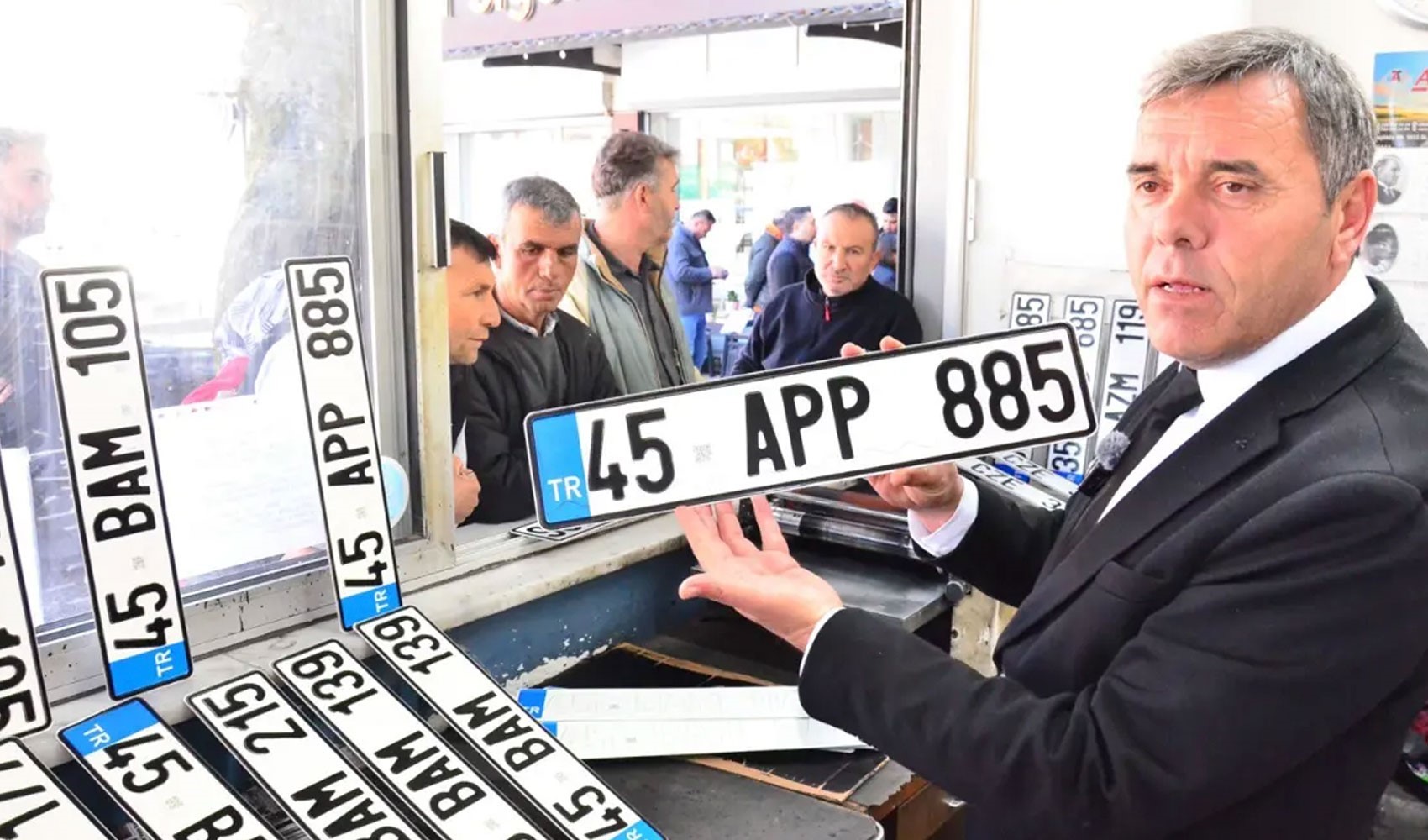 APP harfli gerçek plakalar sahte sanılıp iade edildi