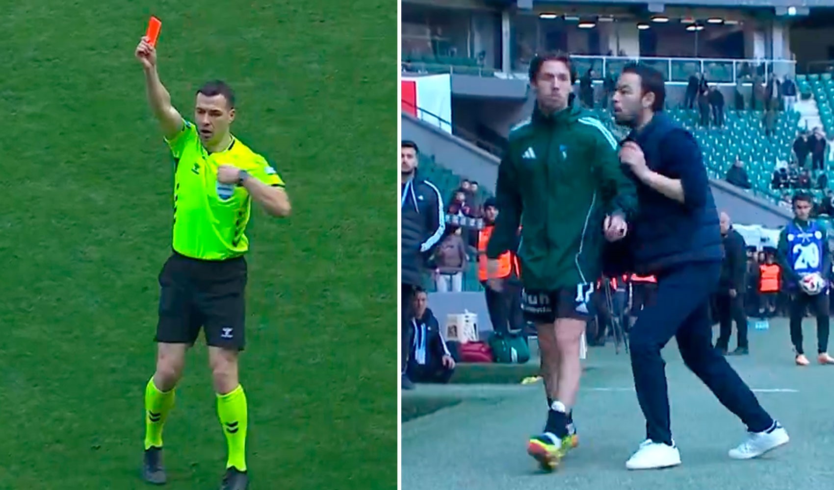 Kocaelispor'da Selçuk İnan'dan hakeme şok protesto!