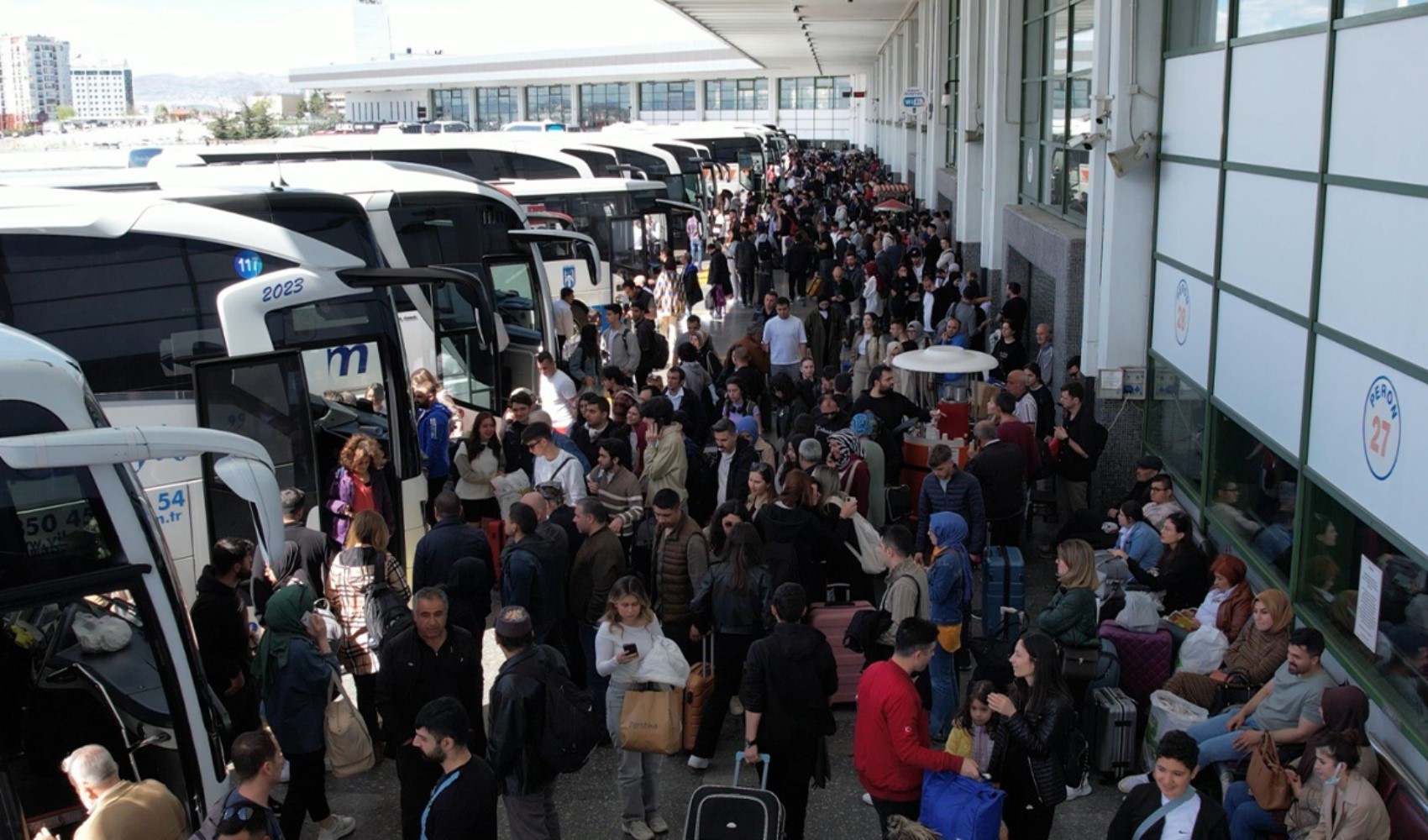 Bayram ve ara tatil çakıştı, otobüslerde doluluk yüzde 90’a çıktı
