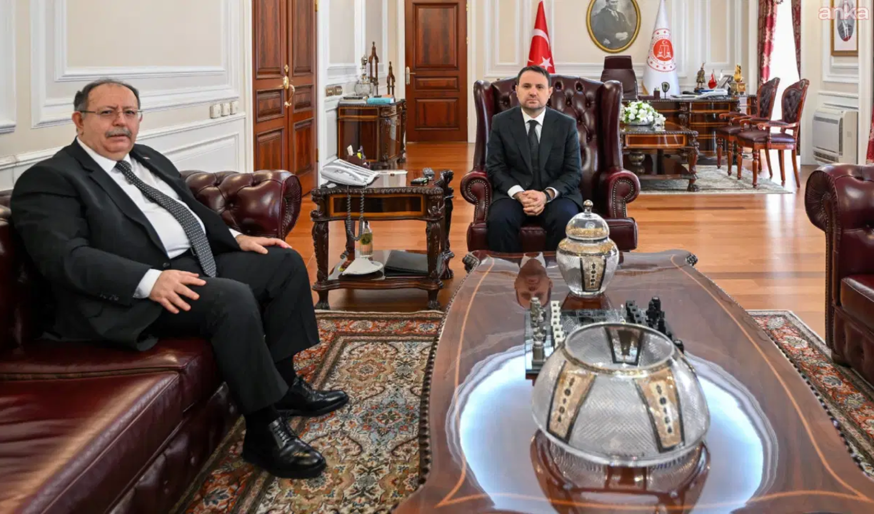 YSK Başkanı Ahmet Yener'den Akın Gürlek'e ziyaret