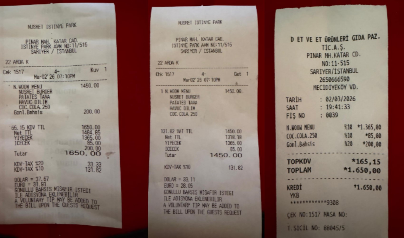 Doğuş Grubu restoranlarında 'gönüllü bahşiş' dönemi başladı