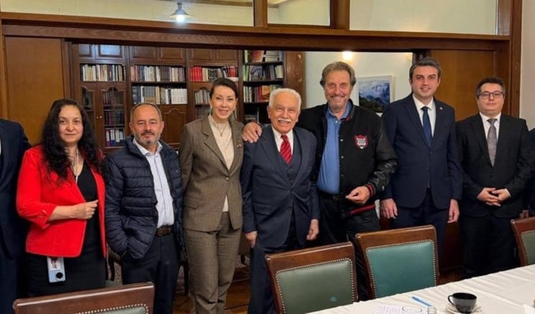 Doğu Perinçek Elon Musk'ın babasıyla İstanbul'da görüştü