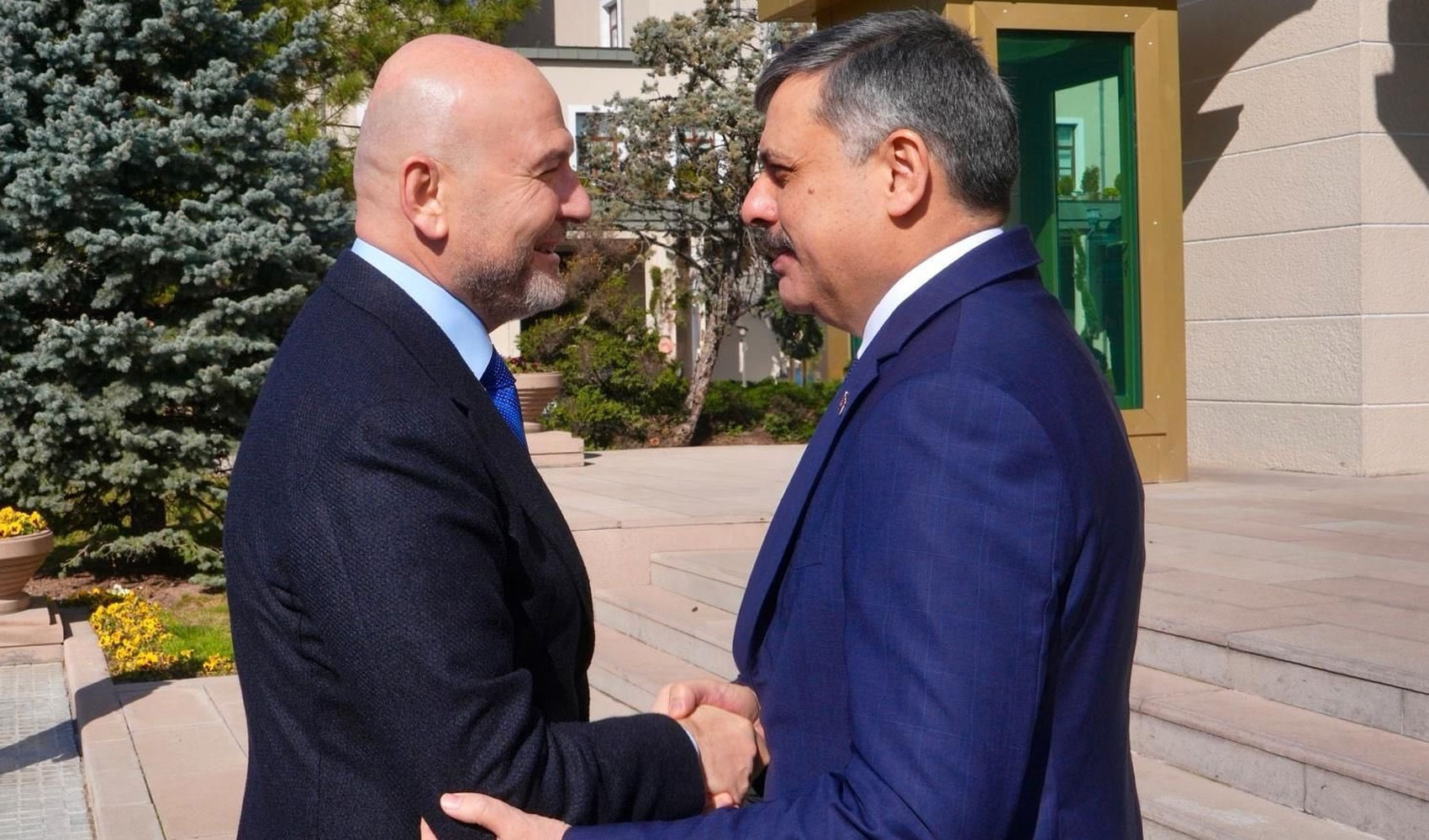 Süleyman Soylu'dan Mustafa Çiftçi'ye hayırlı olsun ziyareti