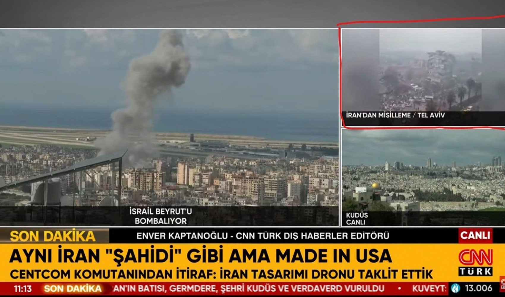 CNN Türk’ün ‘Tel Aviv’ diye verdiği görüntü Kahramanmaraş çıktı