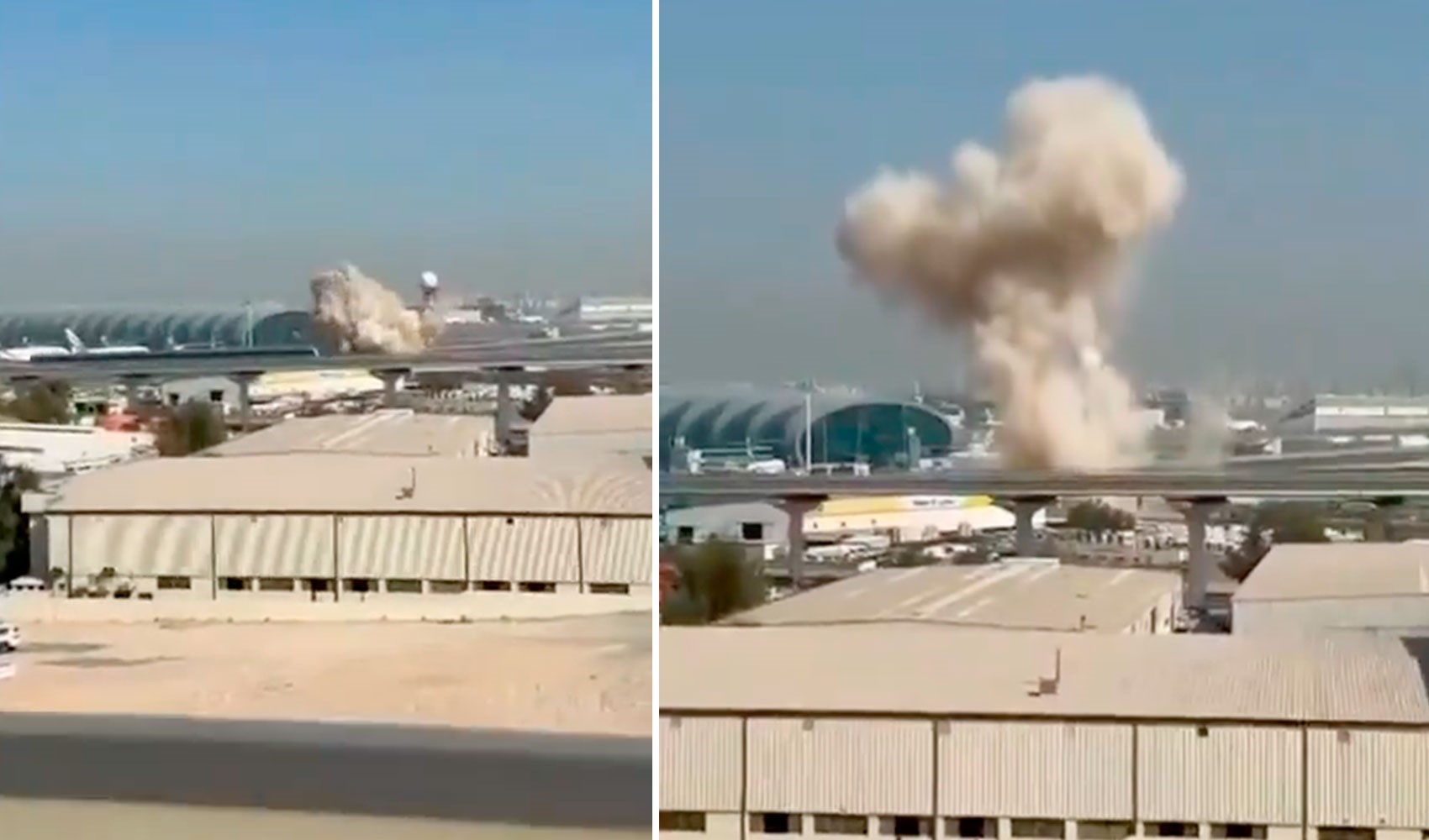 İran, Dubai Havalimanı Vurdu