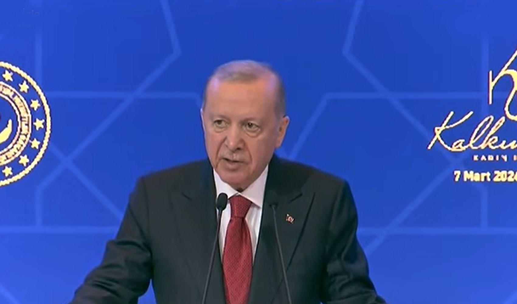 AKP Genel Başkanı ve Cumhurbaşkanı Erdoğan'dan 8 Mart mesajı