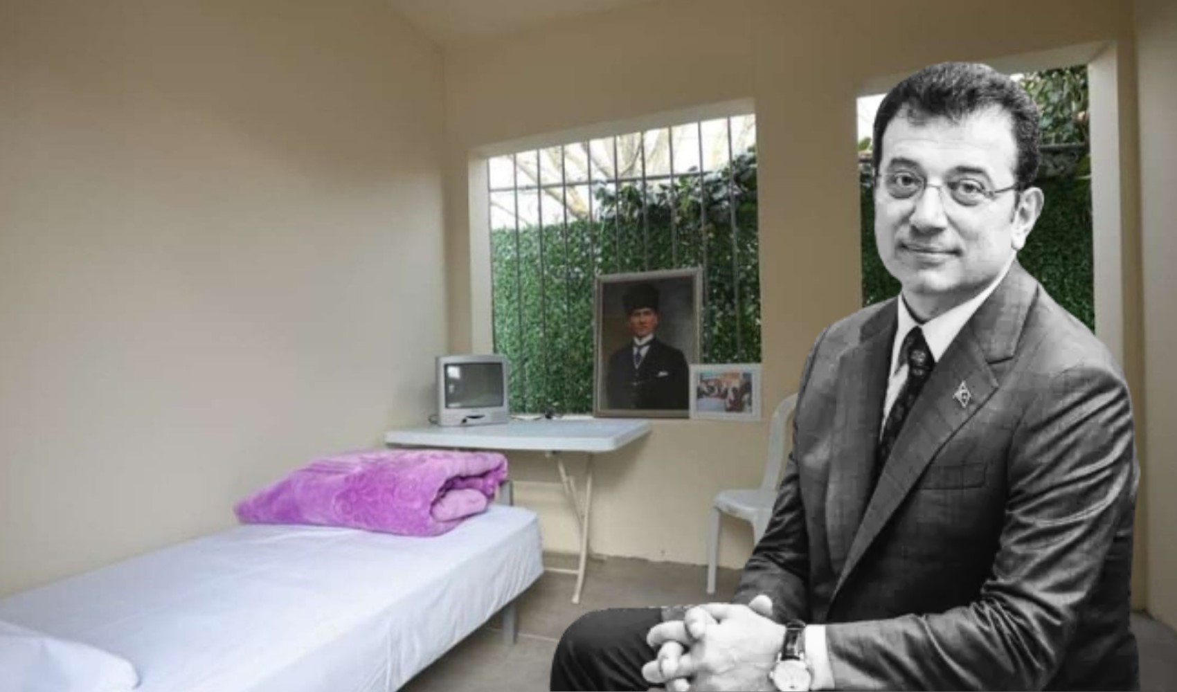 Ekrem İmamoğlu’nun hücresinin örneği Silivri’de kuruldu