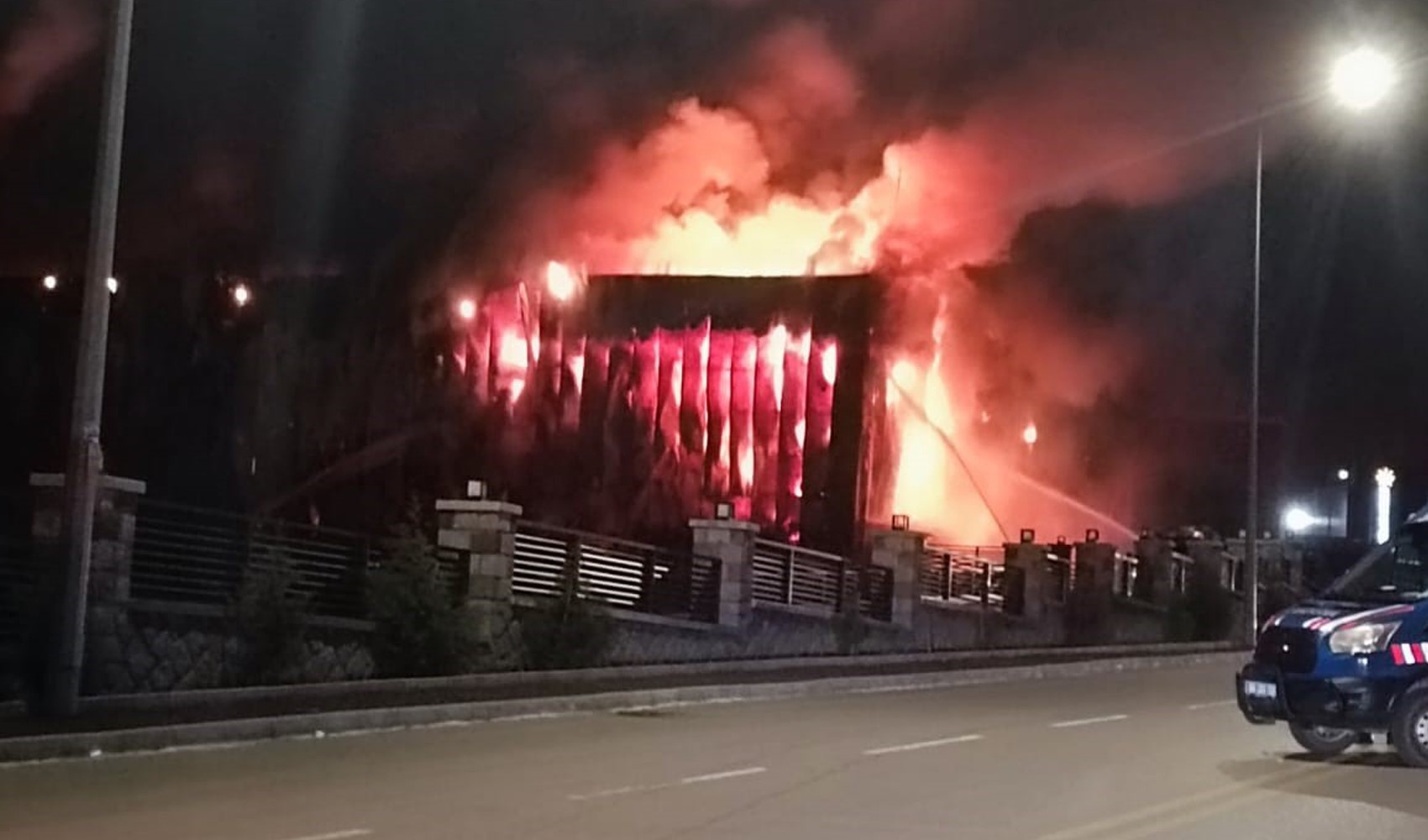 Ankara'da fabrika yangını