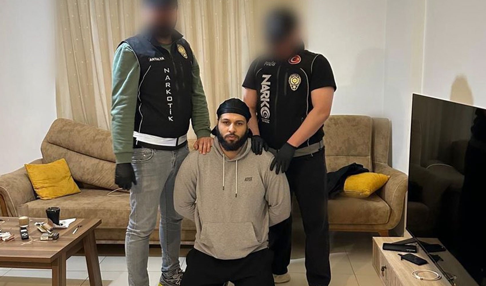 Kırmızı bültenle aranan Matthias Malik Lammers Alanya'da yakalandı