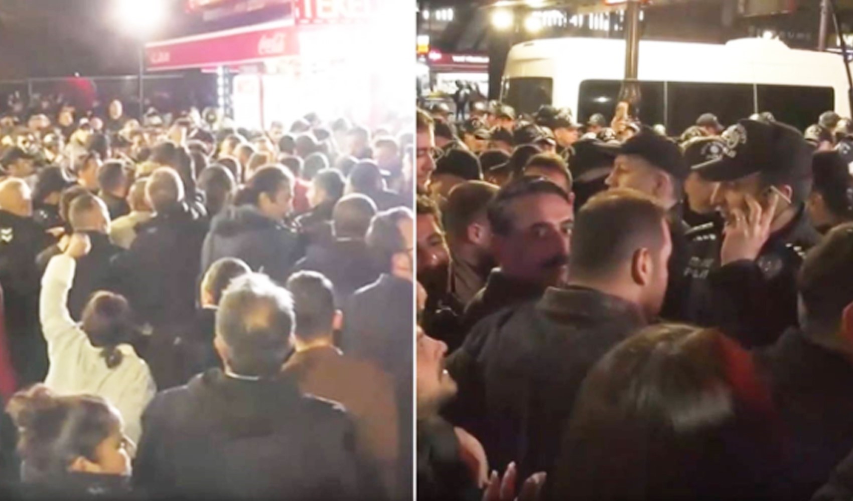 Ümit Erkol'un tutuklanmasına dair protestoya polis müdahalesi: İktidar değişikliği istiyoruz