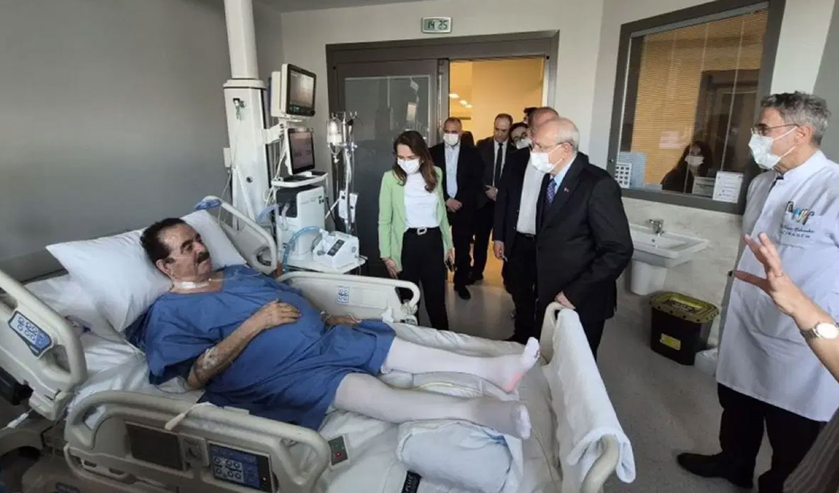 Kılıçdaroğlu ve Gürsel Tekin'den İbrahim Tatlıses'e ziyaret