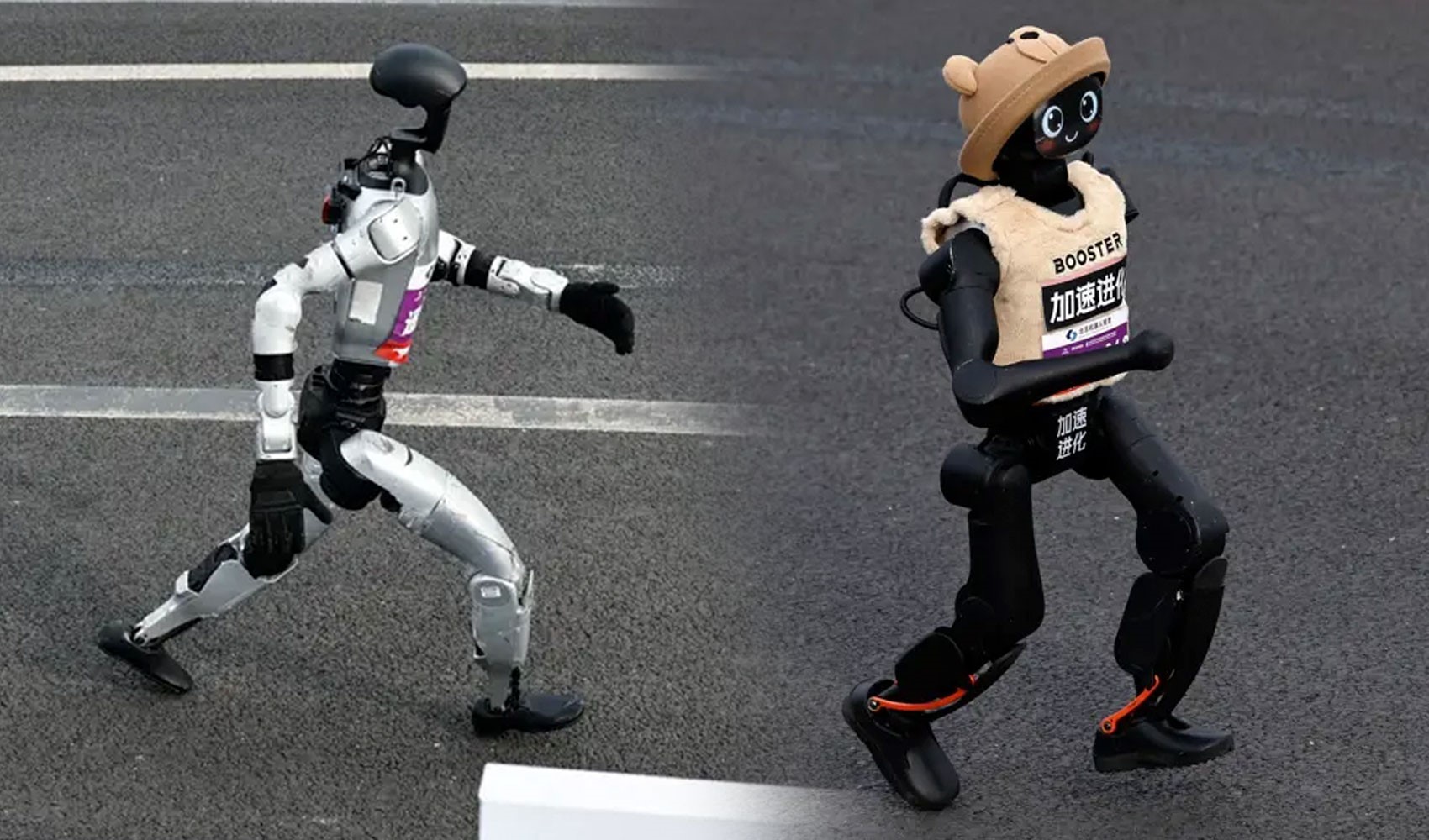 Pekin'de robotlar koştu, atletlerin rekorları geride kaldı