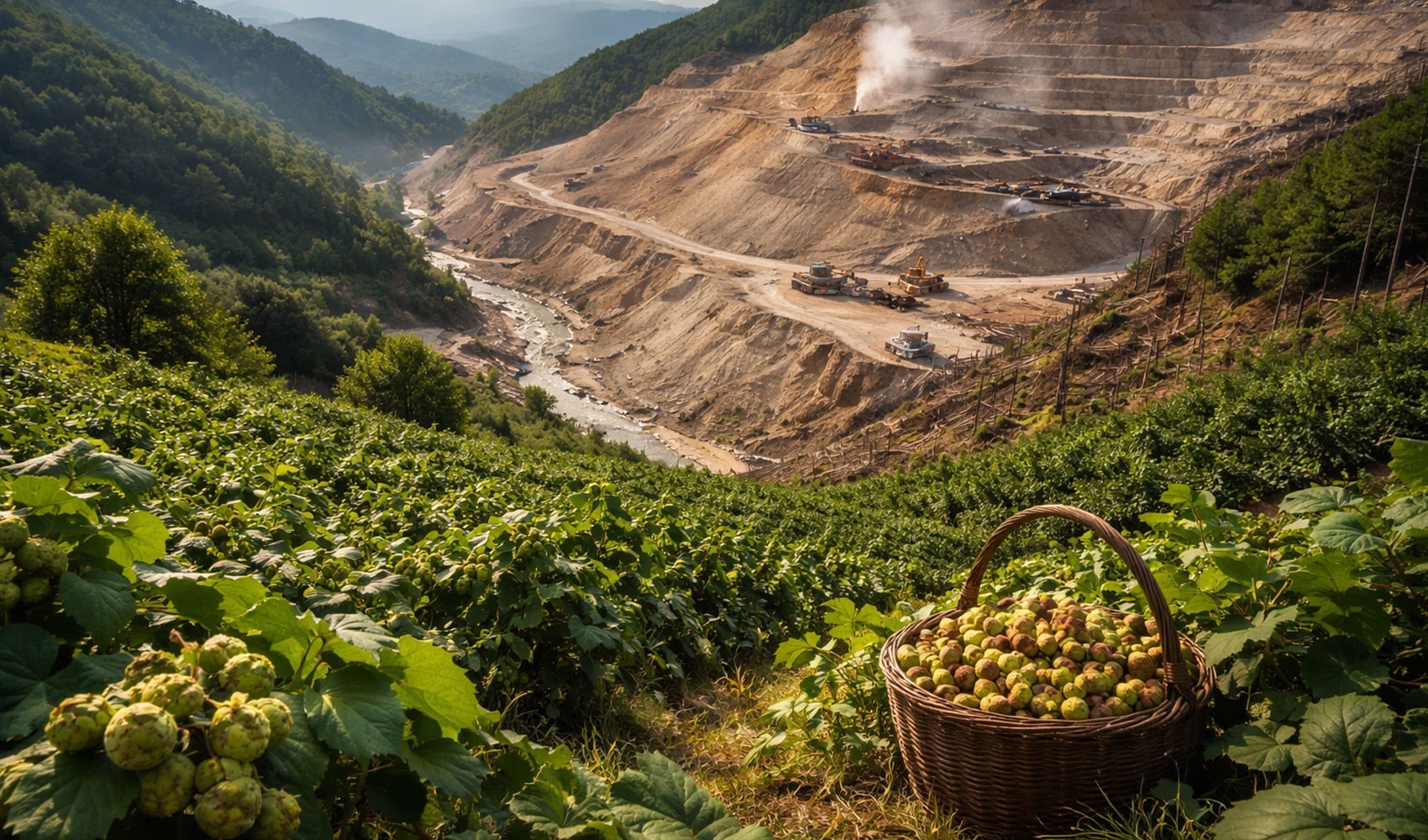Yandaşlar yurt dışında bahçe kuruyor, Giresun’u madene kurban ediyor!