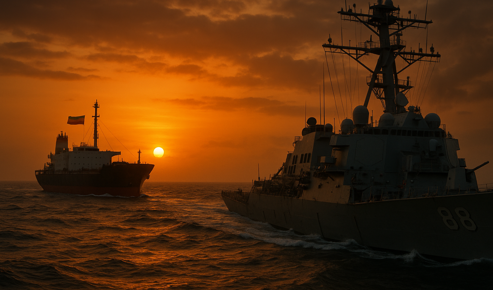 Umman Körfezi'nde gerilim: ABD donanmasından İran gemisine ateş