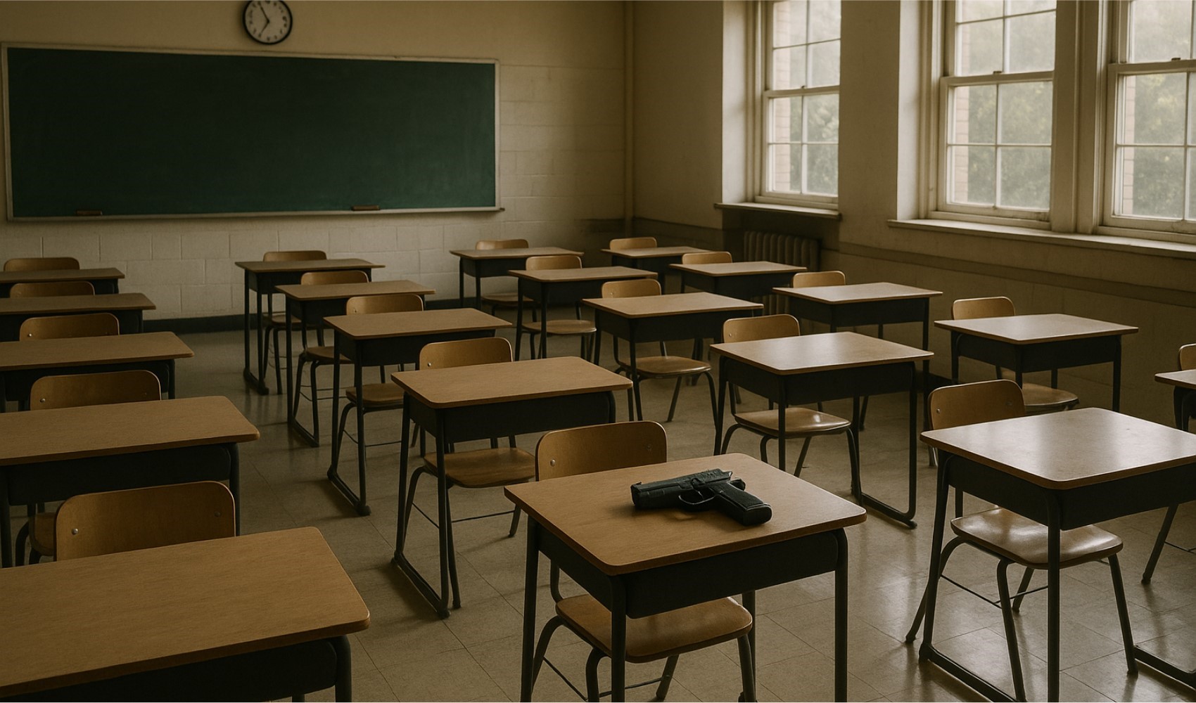 Öğrenci tabancayla okula geldi: Şeffaf poşet tedbiri alındı