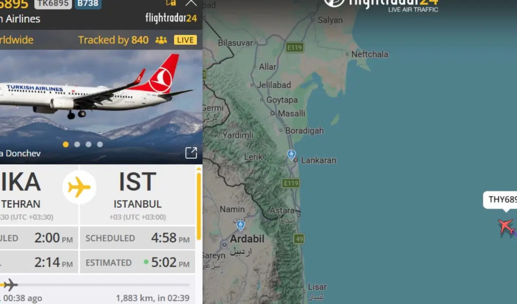 İran'da mahsur kalan THY uçağı, 55 gün sonra İstanbul'a dönüyor